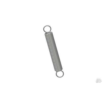 Approved Vendor Extension Spring, O=1.000, L= 7.00, W= .105 G909967760